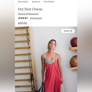 Free People Hot Shot Jumpsuit Size L